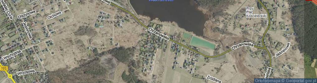 Zdjęcie satelitarne Cyprysowa ul.